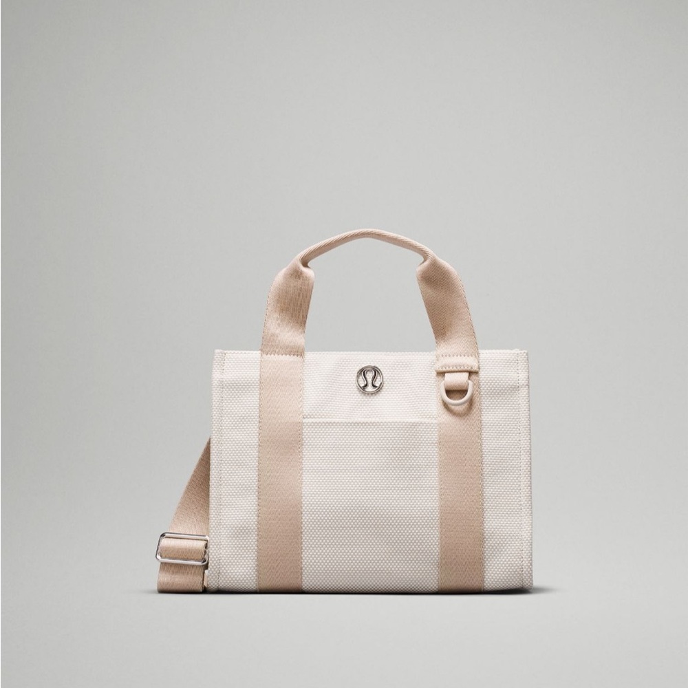 Lululemon Two-Tone Canvas Mini Tote Bag